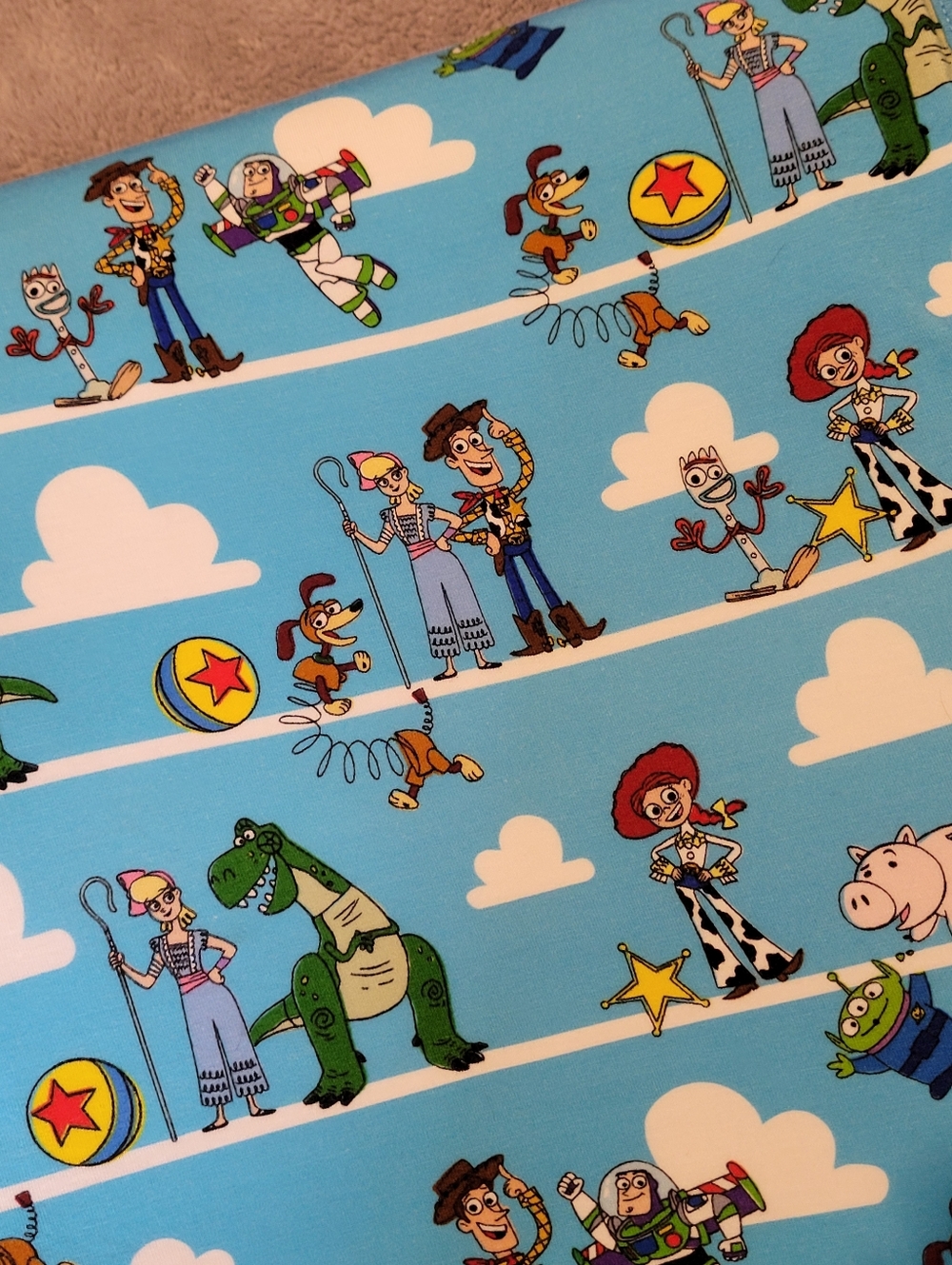 Little Sleepies Disney Pixar Toy Story Pals Blue Cloud Blanket Large, Excellent